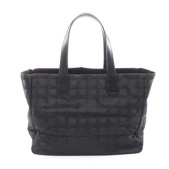 CHANEL Black Leather Tote Bag - Picture 1 of 8